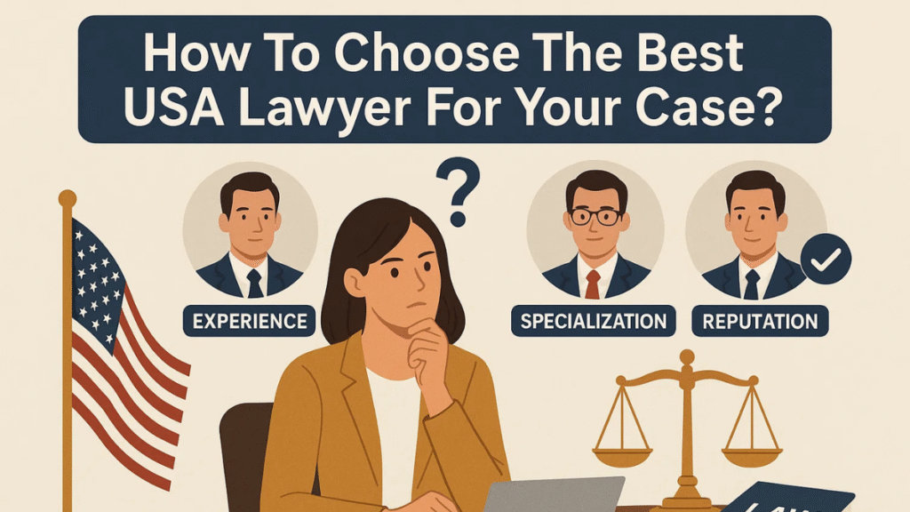 How To Choose The Best USA Lawyer For Your Case?